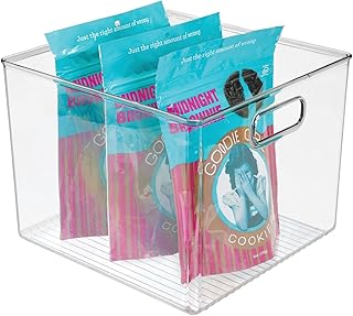 Plastic Storage Organizer Bin with Handles