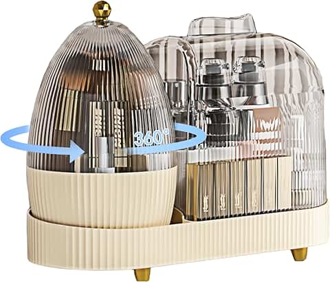 Large Spinning Makeup and Skincare Organizer