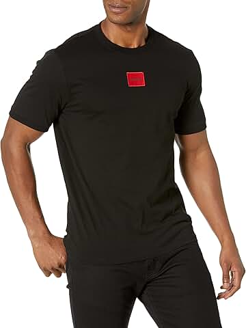 Men's Ribbed Crew Neck Regular Fit T-Shirt