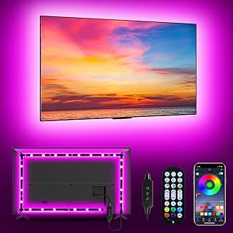 RGB LED TV Backlight Strip with Remote and Music Sync