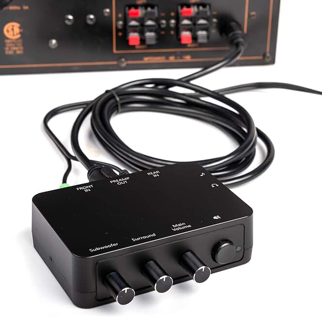 Replacement control pod for wired computer speakers