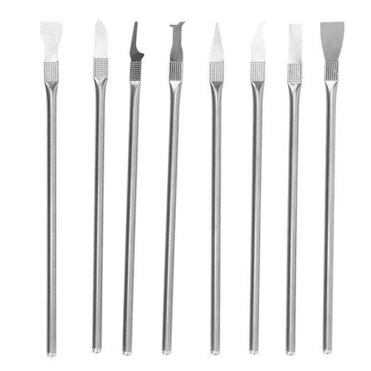 8-in-1 Metal Pry and Chip Removal Tool Set