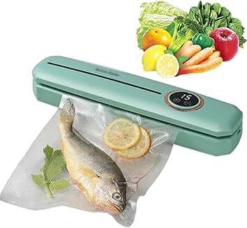 Compact Food Vacuum Sealer with Bags