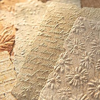 168 Sheets Vintage Embossed Scrapbook Paper Kit