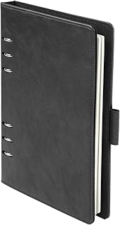 Refillable 7x9 Inch Notebook with Ivory Paper