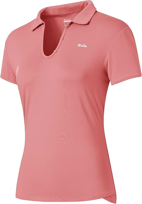 Women's Quick Dry Short Sleeve Tennis and Golf Shirt