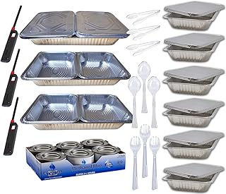 33-Piece Party Buffet Serving Set Refill Kit