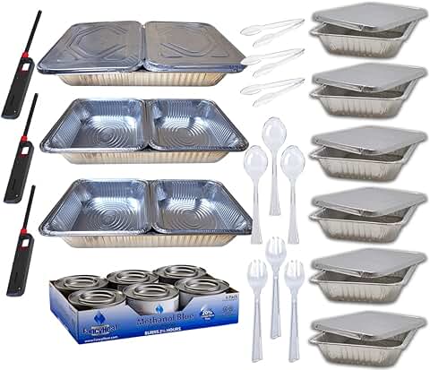 33-Piece Party Buffet Serving Set Refill Kit