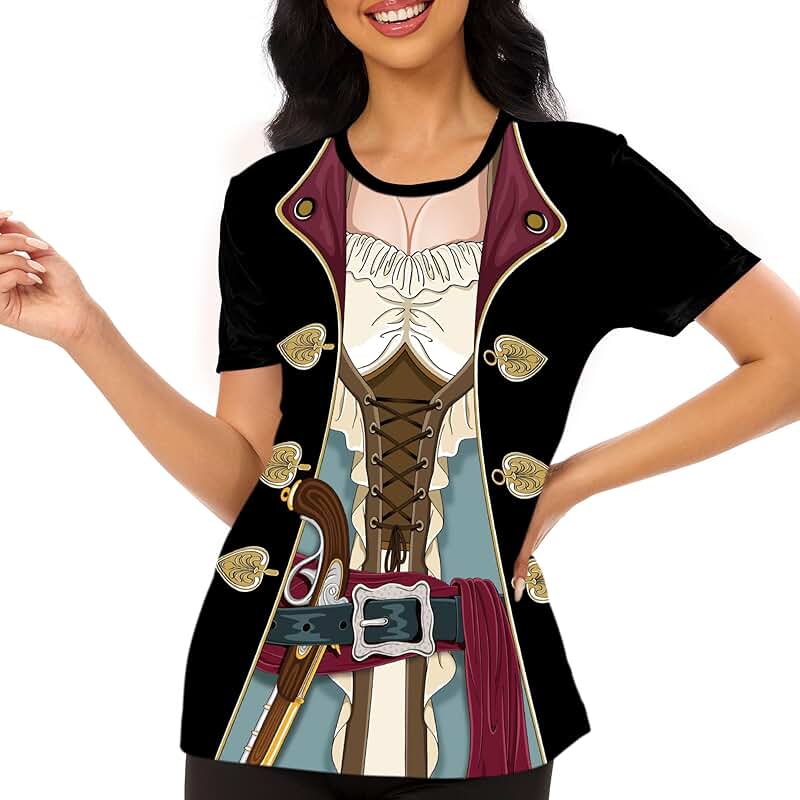 Pirate Costume Shirt for Adults