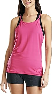 Women's Shirred Side Active Tank Top in Regular and Plus Sizes