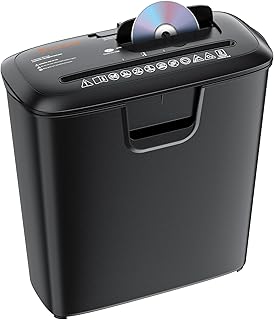 Home Office 8-Sheet StripCut Paper Shredder with Overheat Protection