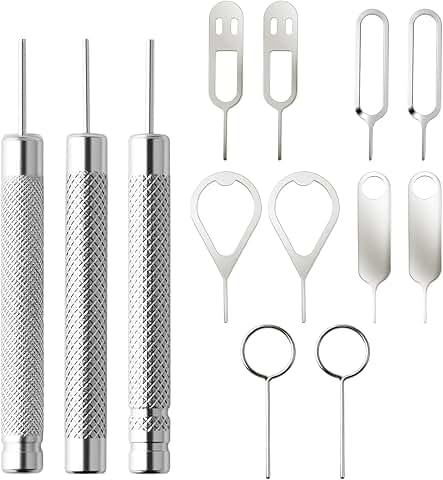13-Piece Phone SIM Card and Ejector Tool Set
