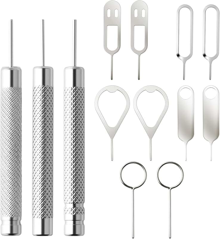13-Piece Phone SIM Card and Ejector Tool Set
