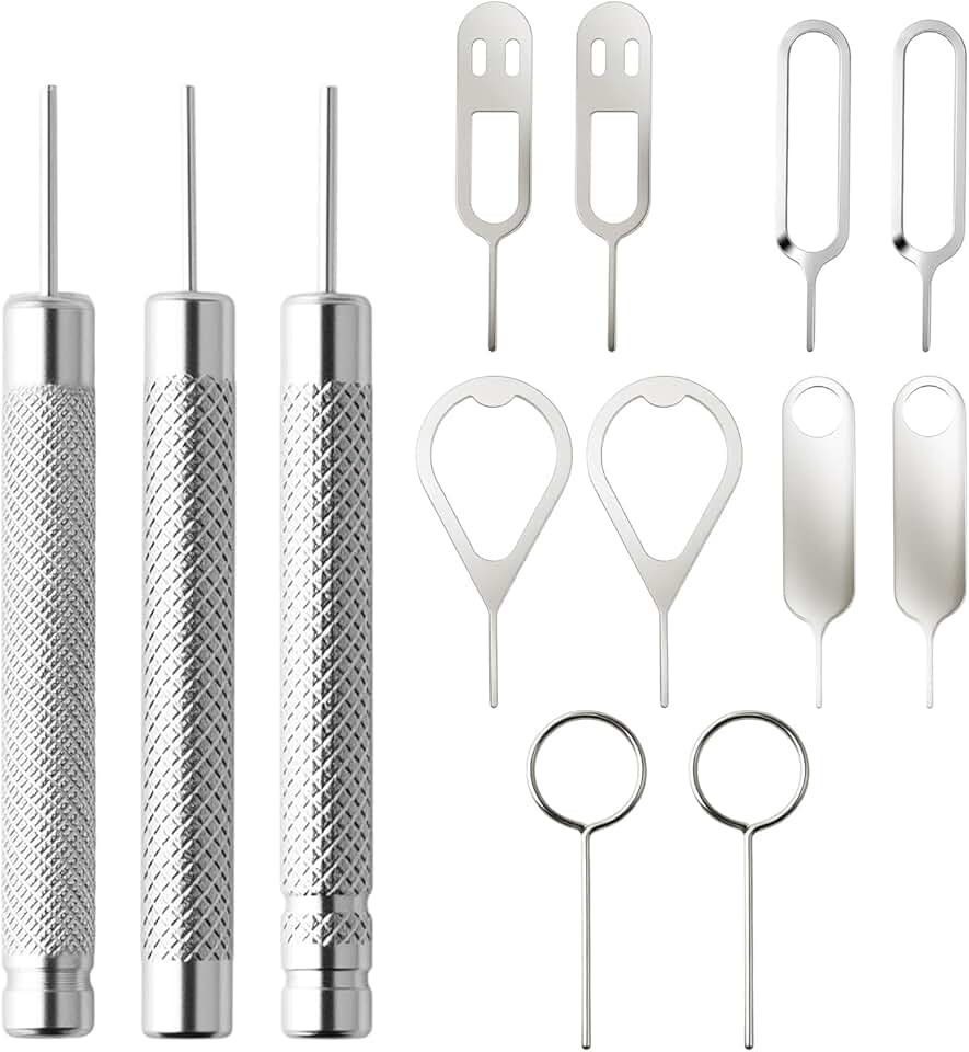 13-Piece Phone SIM Card and Ejector Tool Set