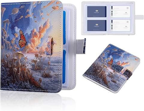 Colorful floral card holder for women