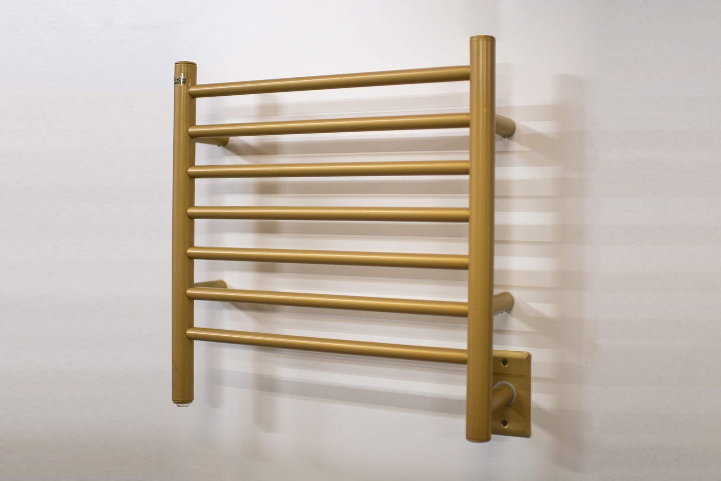 Radiant Small RWHS-SSB 7-Bar Plug-in with Hardwire Kit Towel Warmer in Br