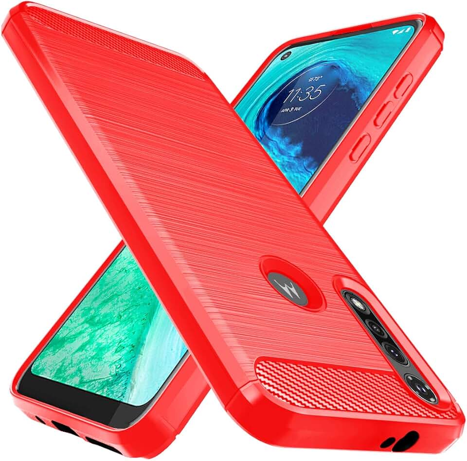 Shock-Absorption Flexible TPU Phone Case for Moto G Fast