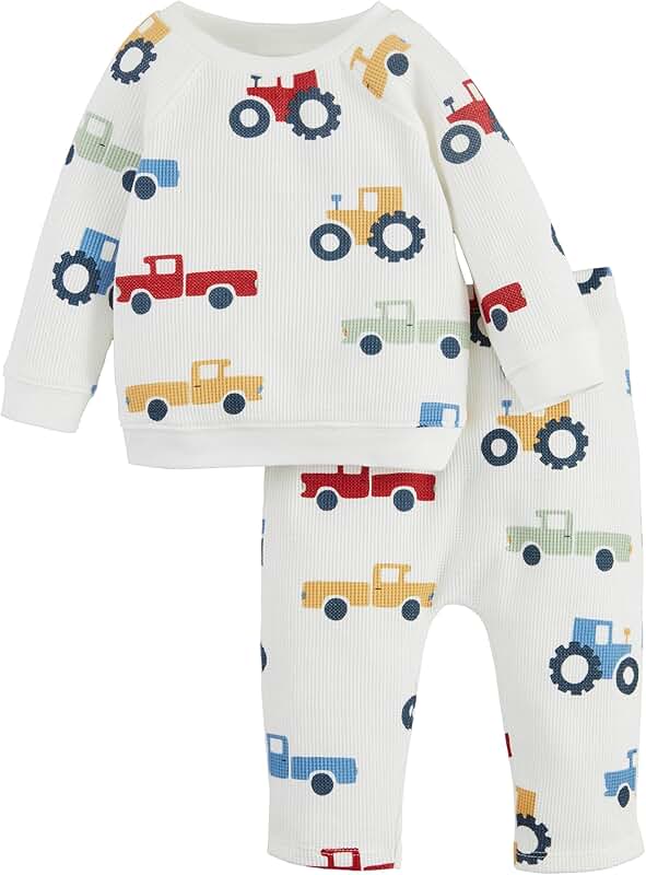 Children's Tractor Pants Set for 12-18 Months