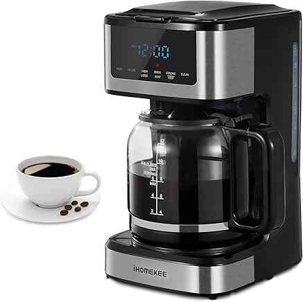 12-Cup Programmable Coffee Maker with Iced Coffee Function