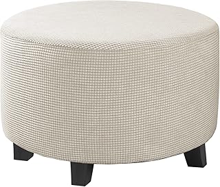 Round Ottoman Cover for 20-23" Diameter