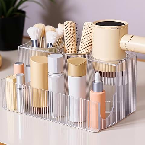 Clear Acrylic Hair and Makeup Organizer