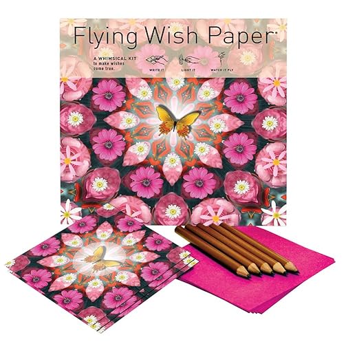 Pink Butterfly Flying Wish Paper Kit