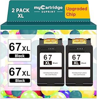 Black Ink Cartridge for HP 67 Printer