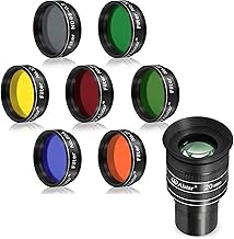 1.25-inch 58° 20mm Telescope Eyepiece with Filter Set