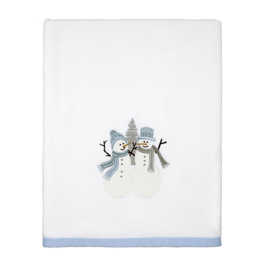 Bath Towel, 100% Cotton, Holidy Decor Frosty Friends),