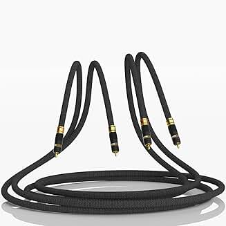 17AWG Audiophile RCA Balanced Audio Cable, 1M