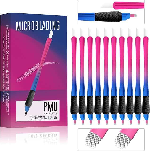 10 Disposable Microblading Pens with U-Shaped Nano Blades