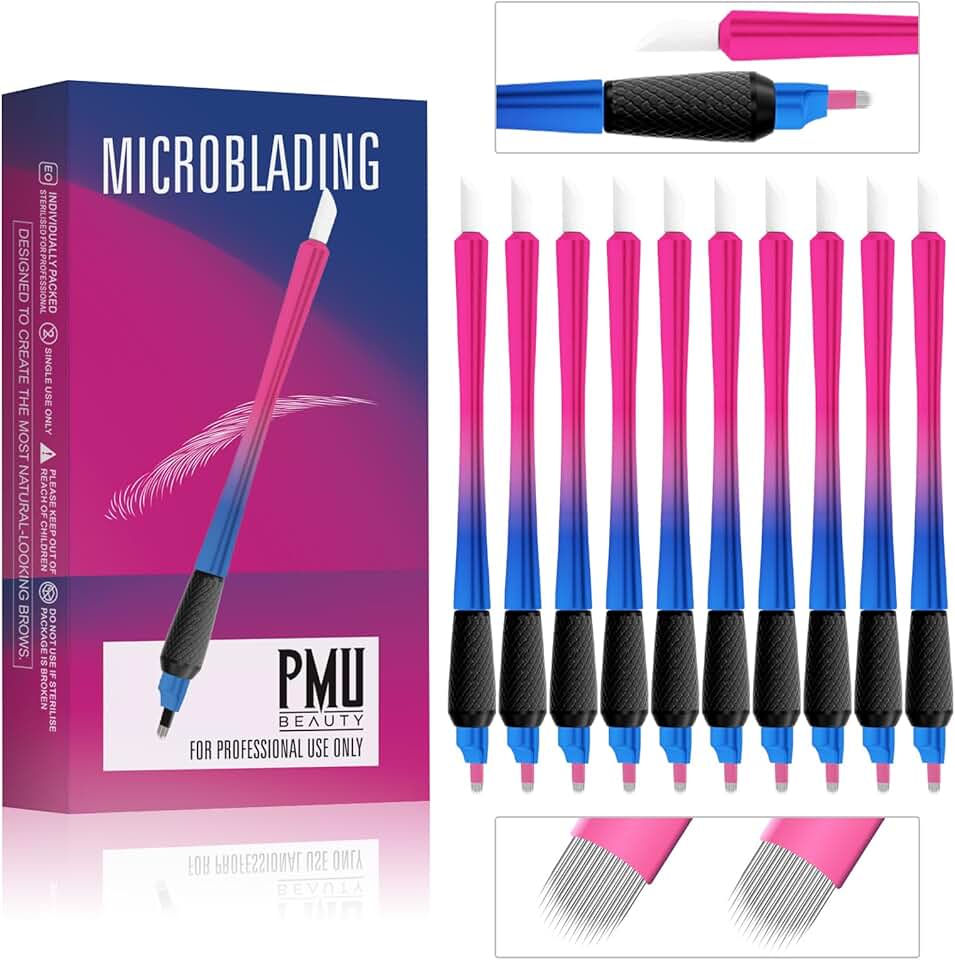 10 Disposable Microblading Pens with U-Shaped Nano Blades