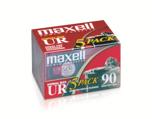 UR 90 Normal Bias Cassette Tape, 5 Pack