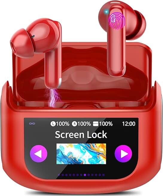 Wireless Bluetooth Earbuds with Touch Control and Noise Cancelling