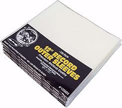 500 Clear 12" LP Record Sleeves, 2 Mil BOPP, Archival Quality