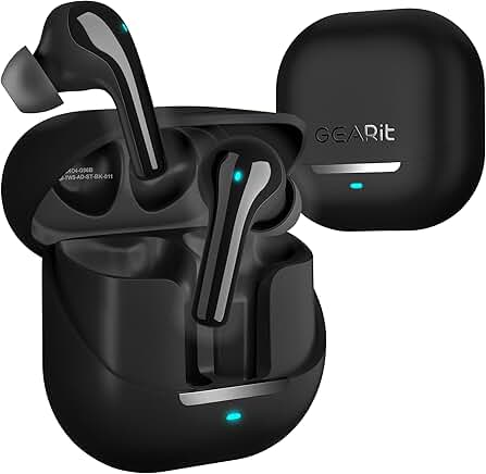 Wireless Bluetooth Earbuds with Noise Cancellation and 22H Playtime