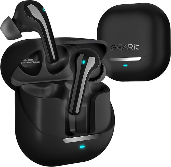 Wireless Bluetooth Earbuds with Noise Cancellation and 22H Playtime