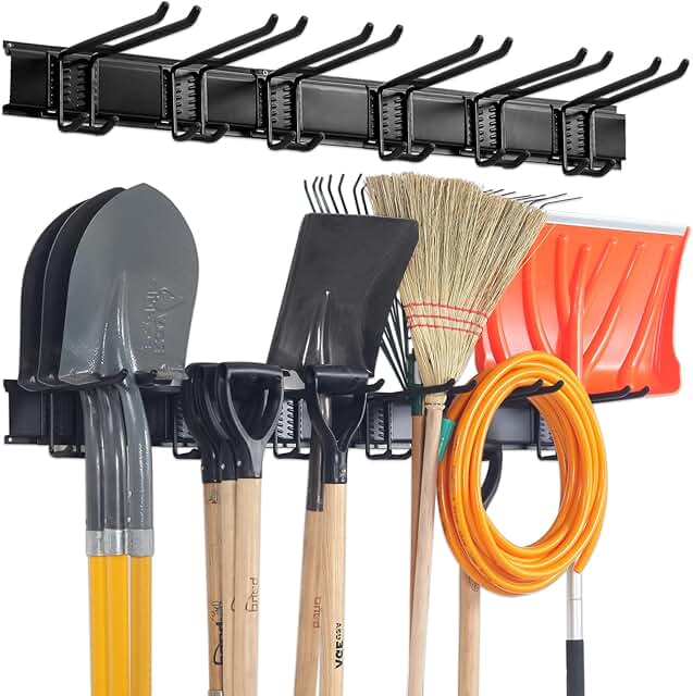 Heavy Duty Wall Mount Tool Storage Rack
