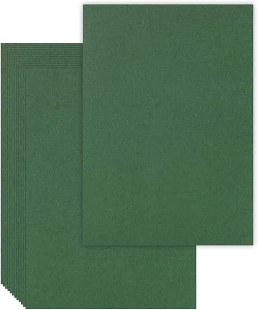 25 Heavy Duty Green Book Cover Boards for Binding