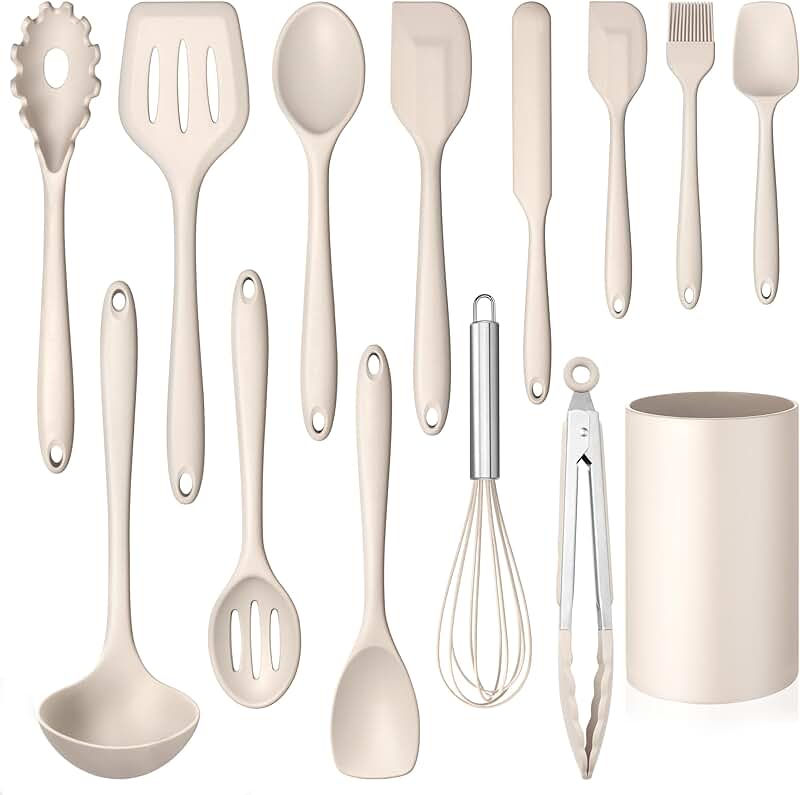 14-Piece Heat-Resistant Silicone Cooking Utensils Set