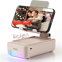 Cell Phone Stand with Bluetooth Speaker and Color Light