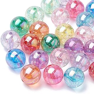 100pcs 20mm Colorful Bubblegum Beads for Jewelry Making