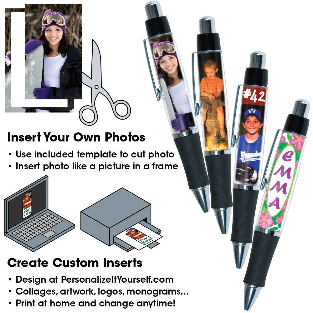 DIY Photo Pen Set with Customizable Wallet Inserts