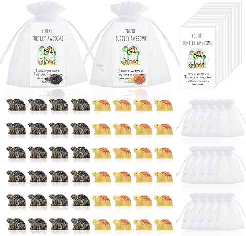 50 Mini Sea Turtle Appreciation Gift Sets with Cards