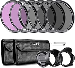 52mm ND Lens Filter Kit with UV, CPL, FLD, ND Filters