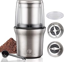 Stainless Steel Electric Spice and Coffee Grinder