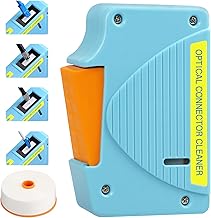 Fiber Optic Cleaning Box with 550 Uses and Replacement Core