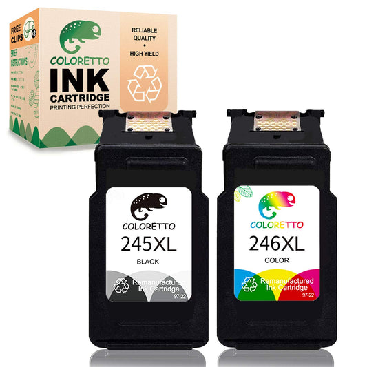 Remanufactured ink cartridge set for Canon PIXMA MX492 and MG2420