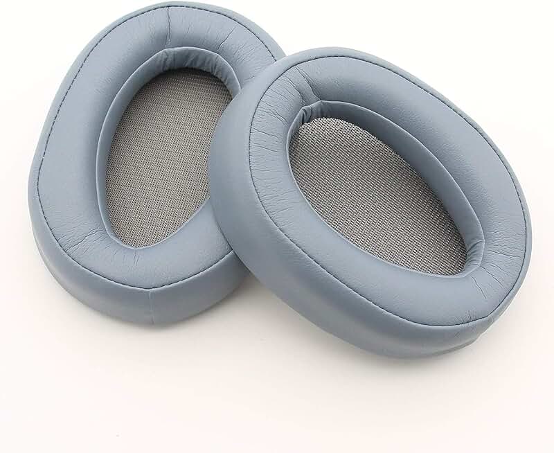 Soft Blue Ear Pads for Headphones