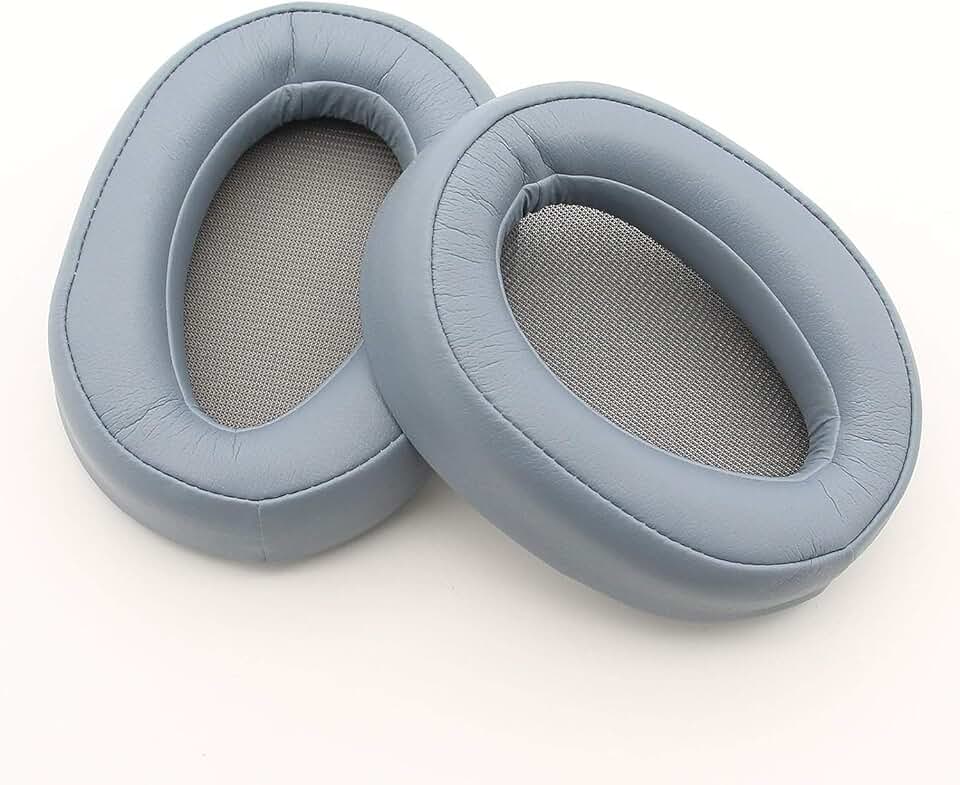 Soft Blue Ear Pads for Headphones